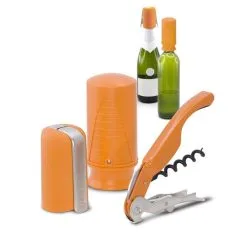 Pulltex Startset För Vin Och Champagne Orange