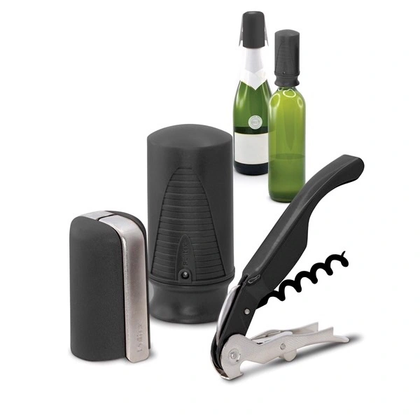 Pulltex Startset För Vin Och Champagne Svart