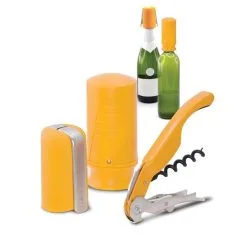 Pulltex Startset För Vin Och Champagne Gul